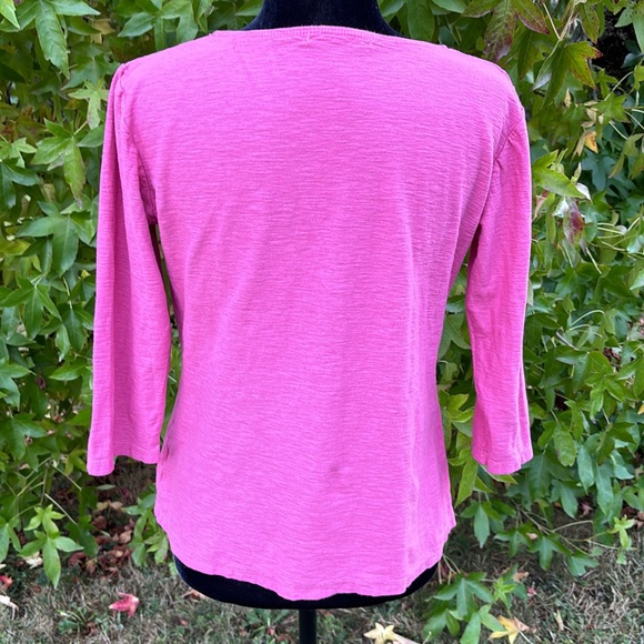 Cut Loose 3/4 Sleeve Tuck Front Top - Picture 4 of 8